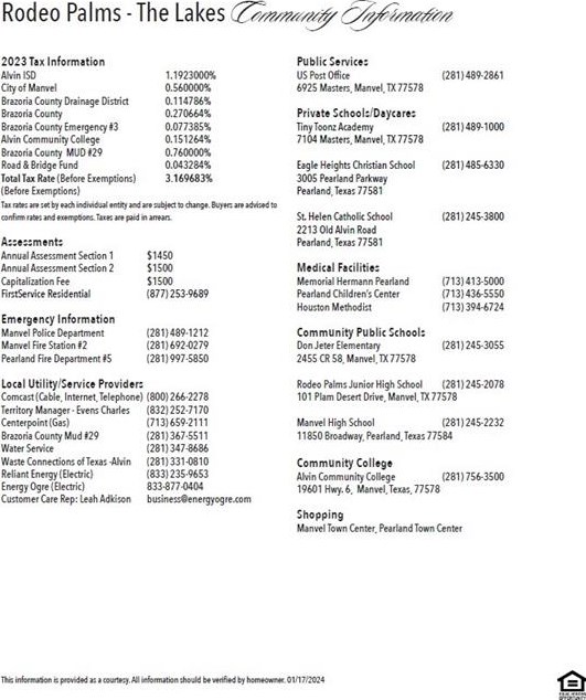 11 Carmel Dr, Manvel TX 77578-3388 exterior