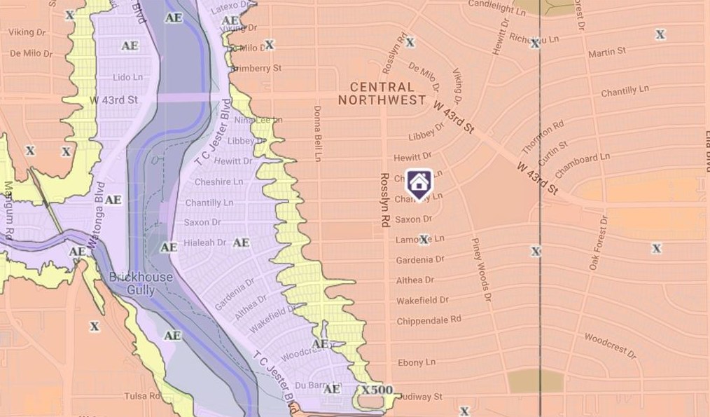 1701 Chantilly Ln, Houston TX  77018-4114 exterior