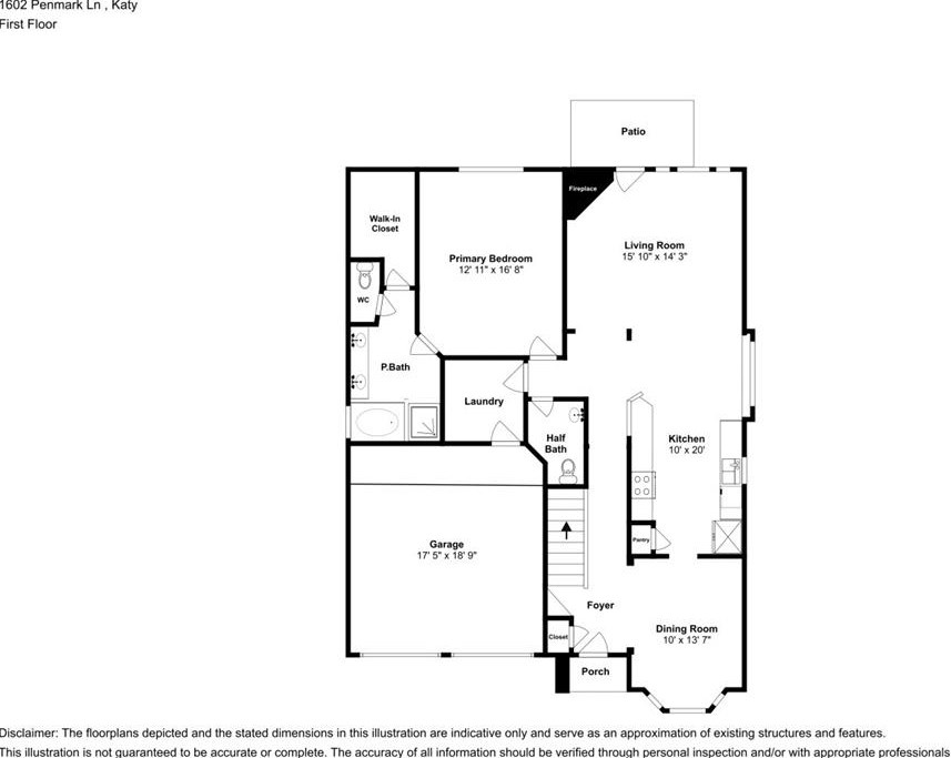 1602 Penmark Ln, Katy, TX 77450