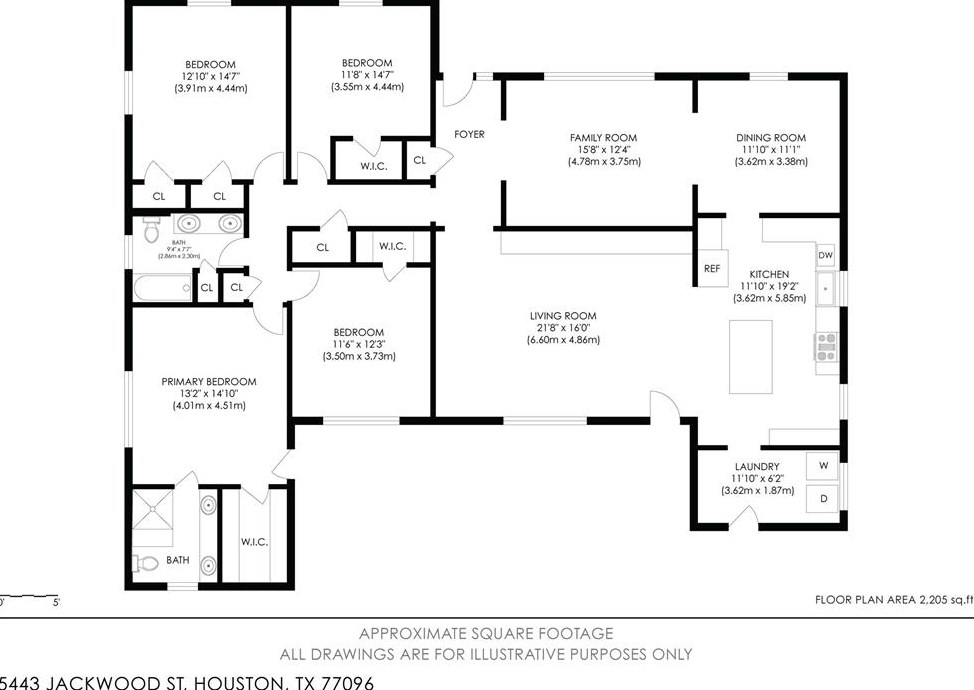 5443 Jackwood St, Houston, TX 77096-1237