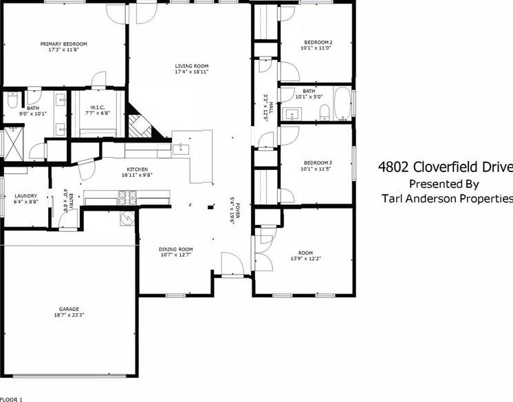 4802 Cloverfield Dr, Pearland, TX 77584