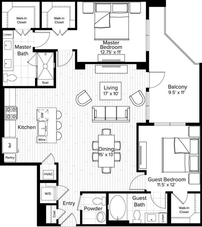 160 Birdsall St #1217, Houston, TX 77007