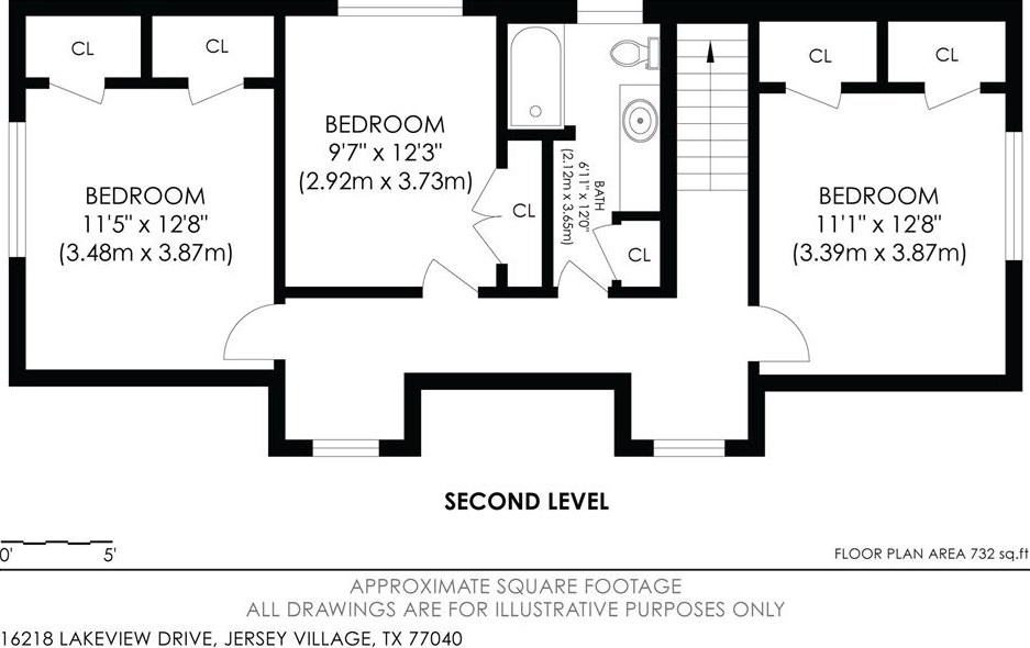 16218 Lakeview Dr, Houston TX  77040-1329 exterior