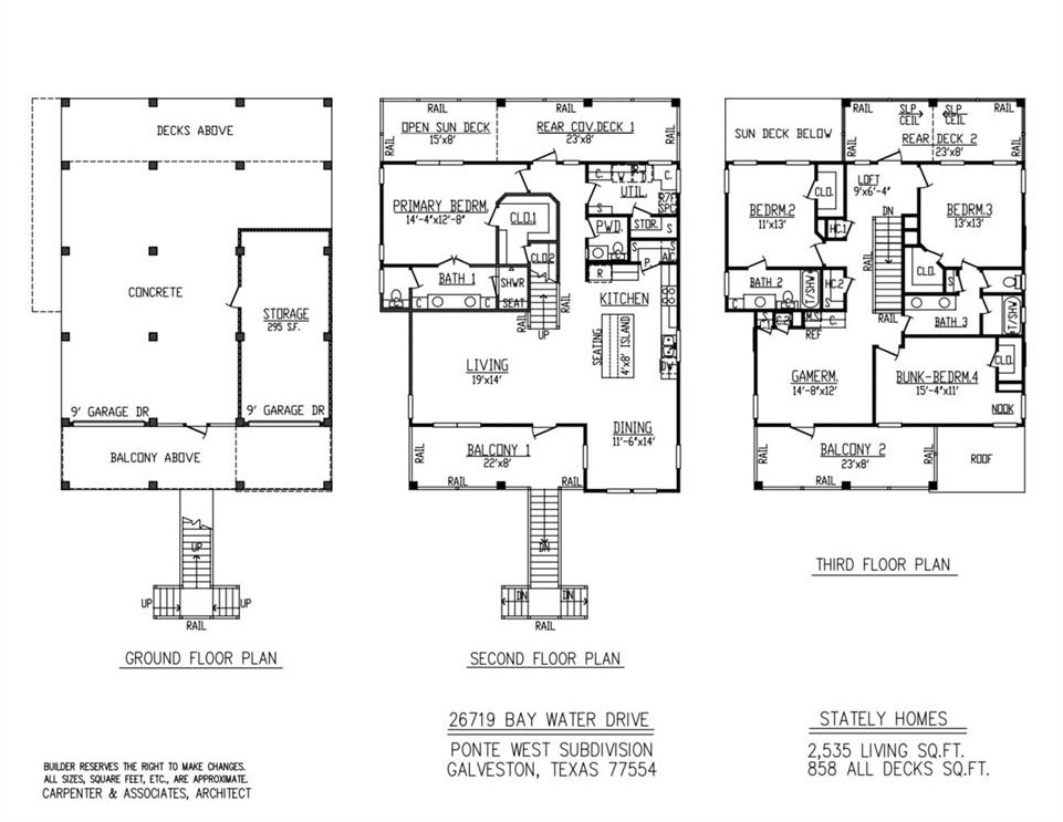 26719 Bay Water Dr, Galveston, TX 77554-1511