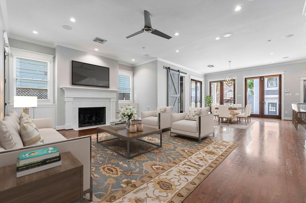 1408 Waverly St, Houston TX  77008-4147 exterior