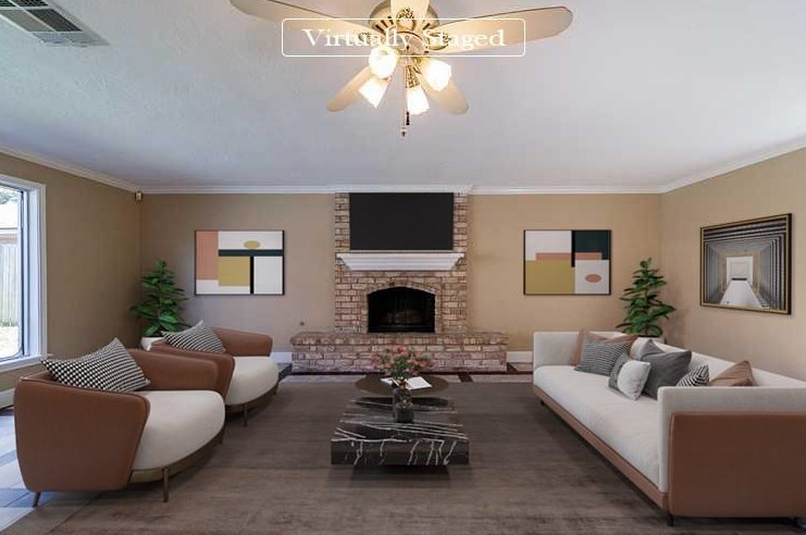 6914 Chancellor Dr, Spring TX  77379-7614 exterior