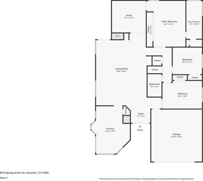 8619 Spring Green Dr, Houston, TX 77095