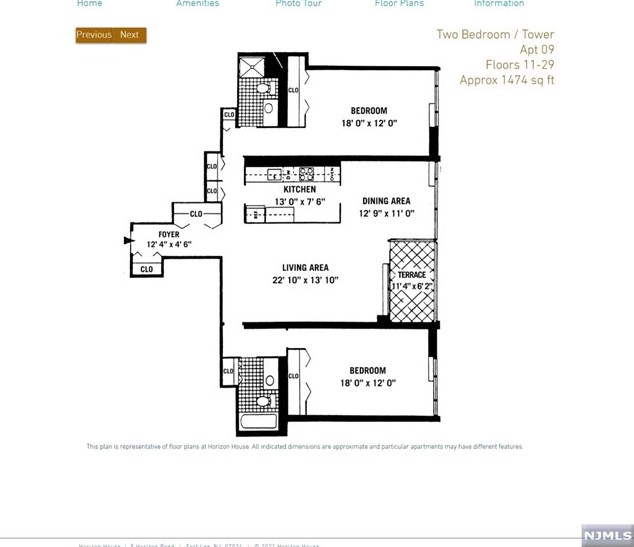 6 Horizon Rd, West Fort Lee NJ  07024-6601 exterior