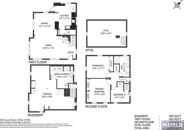 210 Grove St, Clifton, NJ 07013-1622