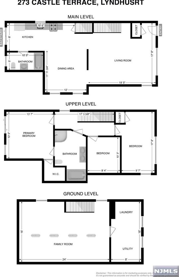273 Castle Ter, Lyndhurst, NJ 07071-2001