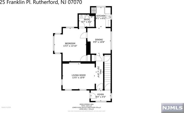 25 Franklin Pl, Rutherford NJ 07070-1707 exterior