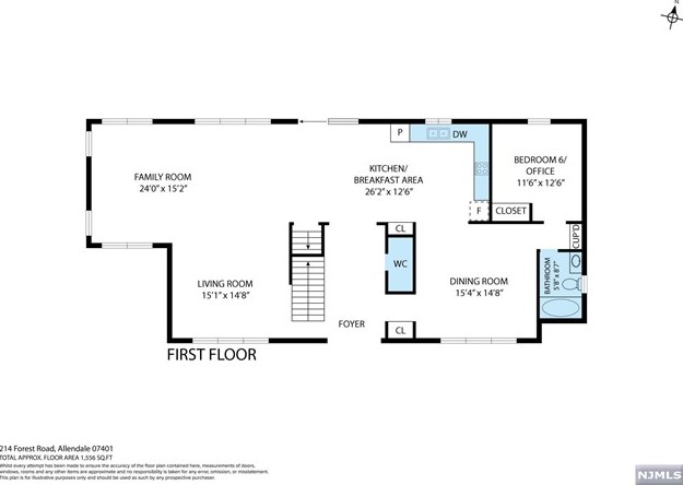 214 Forest Rd, Allendale, NJ 07401-1444