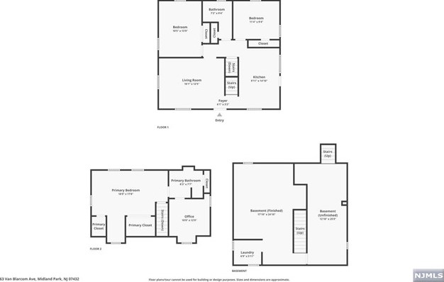 63 Van Blarcom Ave, Midland Pk NJ  07432-1851 exterior