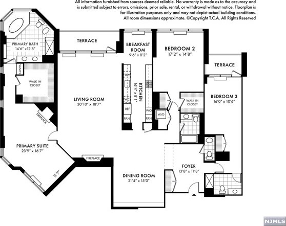 800 Palisade Ave #ph23a, West Fort Lee, NJ 07024