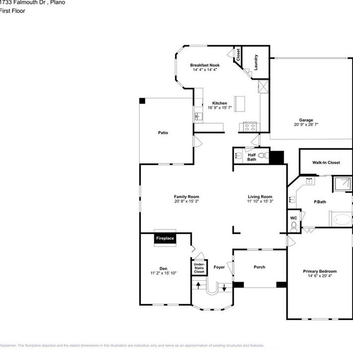 1733 Falmouth Dr, Plano, TX 75025
