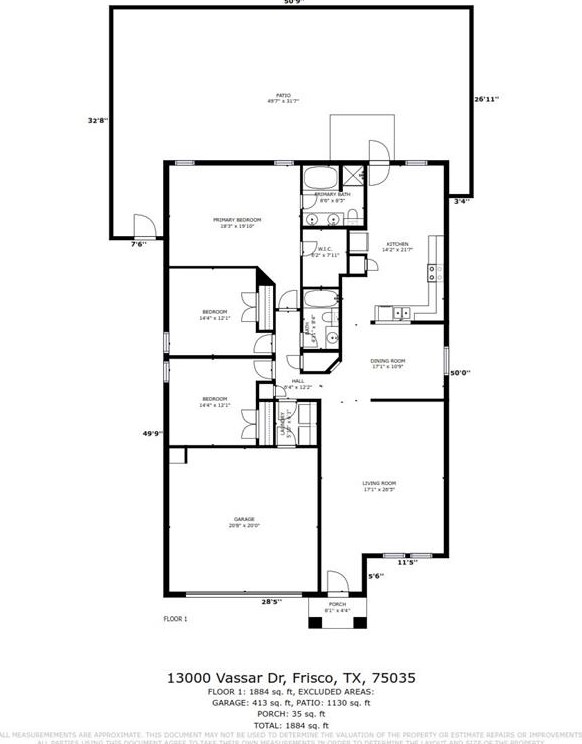 13000 Vassar Dr, Frisco, TX 75035