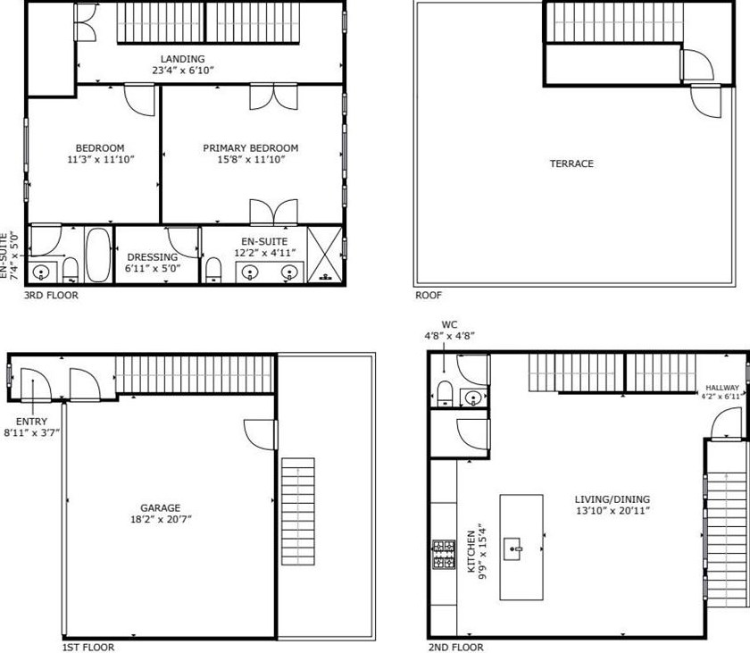 4805 Manett St, Dallas TX  75204-3321 exterior