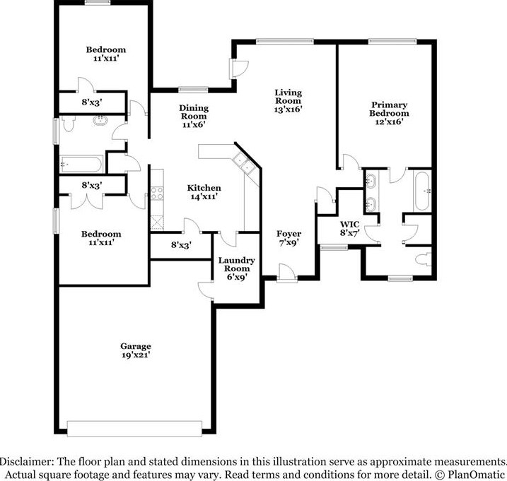 208 Kennedy Dr, Crowley TX  76036-4057 exterior