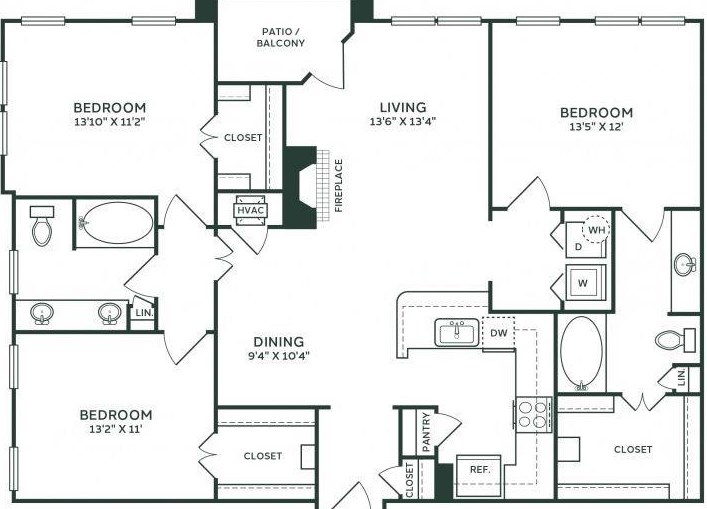 520 Samuels Ave Apt 5109, Fort Worth, TX 76102