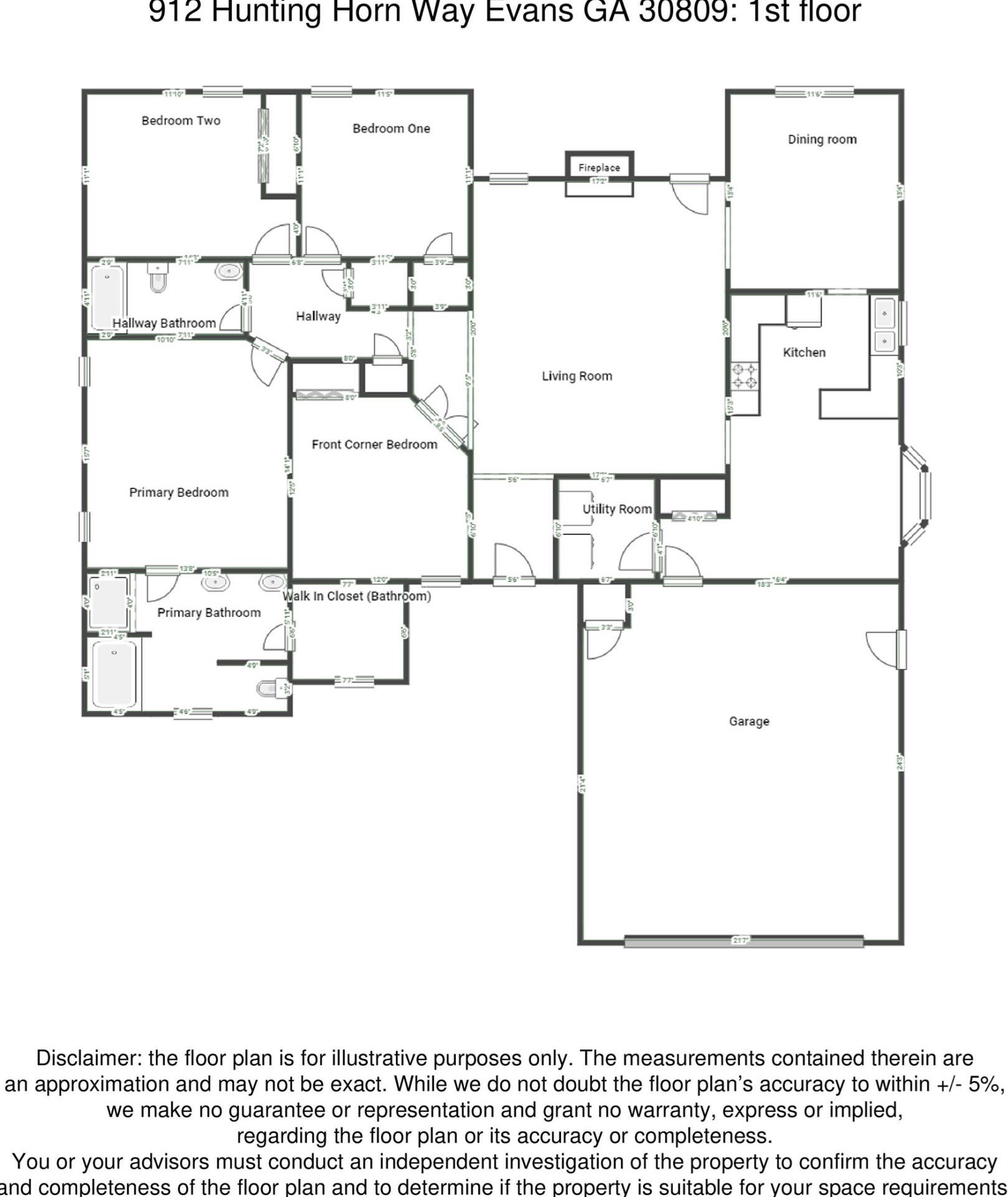 912 Hunting Horn Wy, Evans, GA 30809