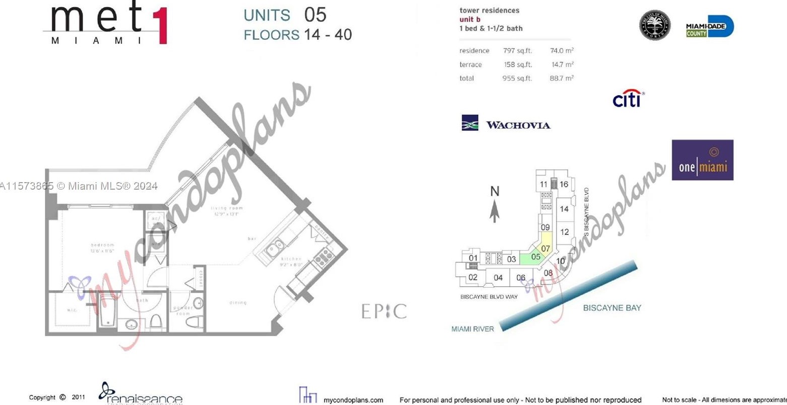 300 Biscayne Blvd, Miami FL  33131-5308 exterior