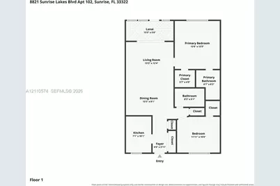 8821 Sunrise Lakes Blvd #102, Sunrise, FL 33322 - Photo 22