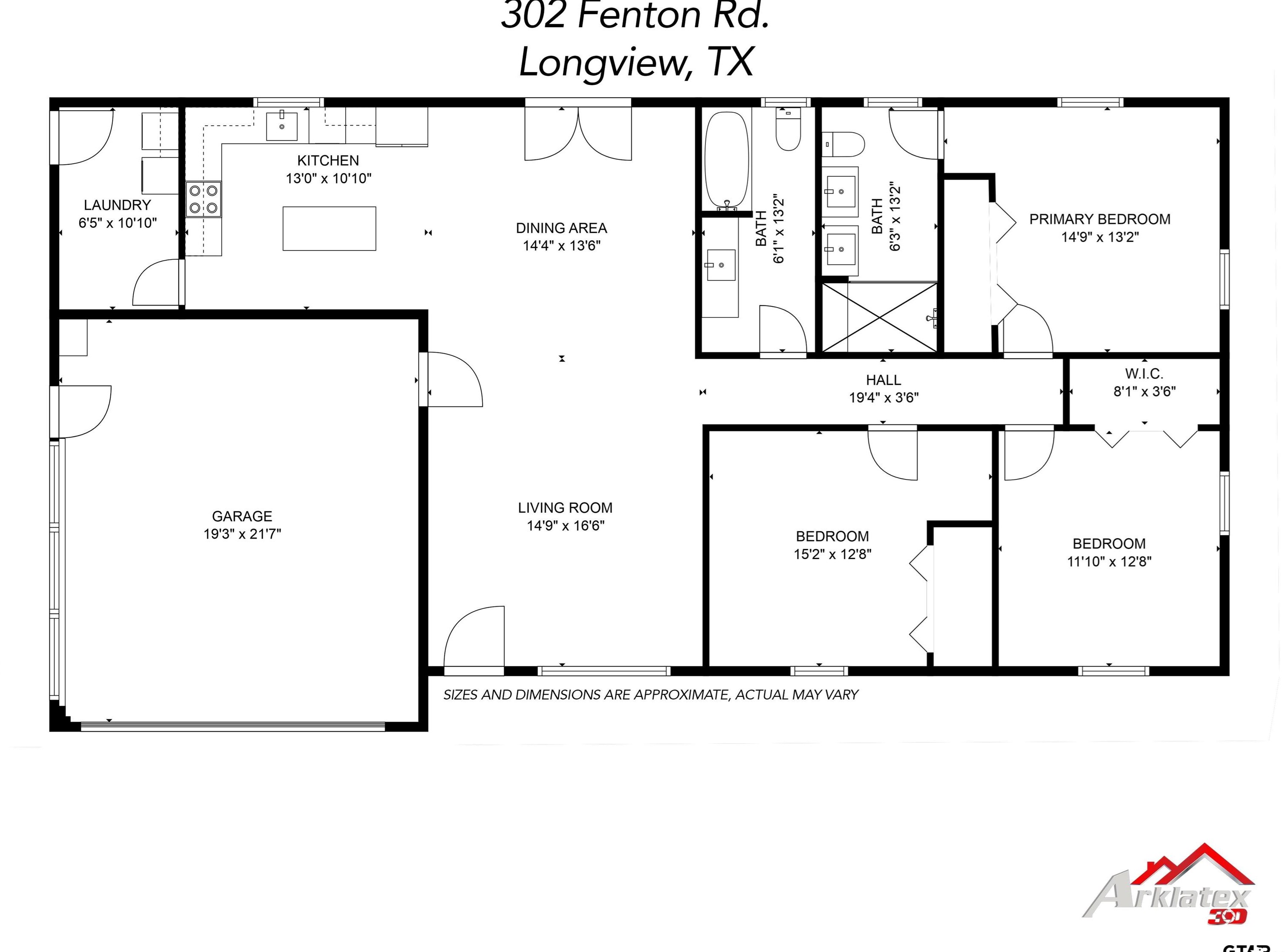 302 Fenton Rd, Longview TX 75604-1123 exterior