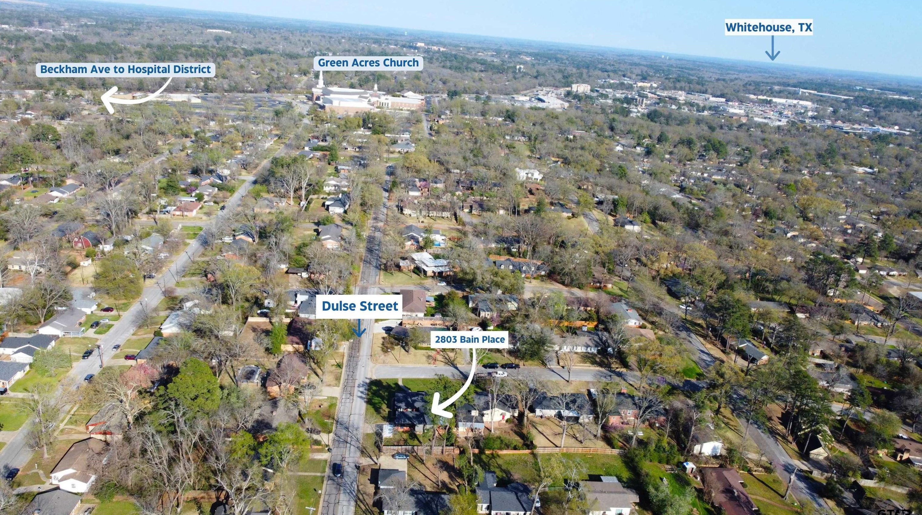 2803 Bain Pl, Tyler TX  75701-8017 exterior