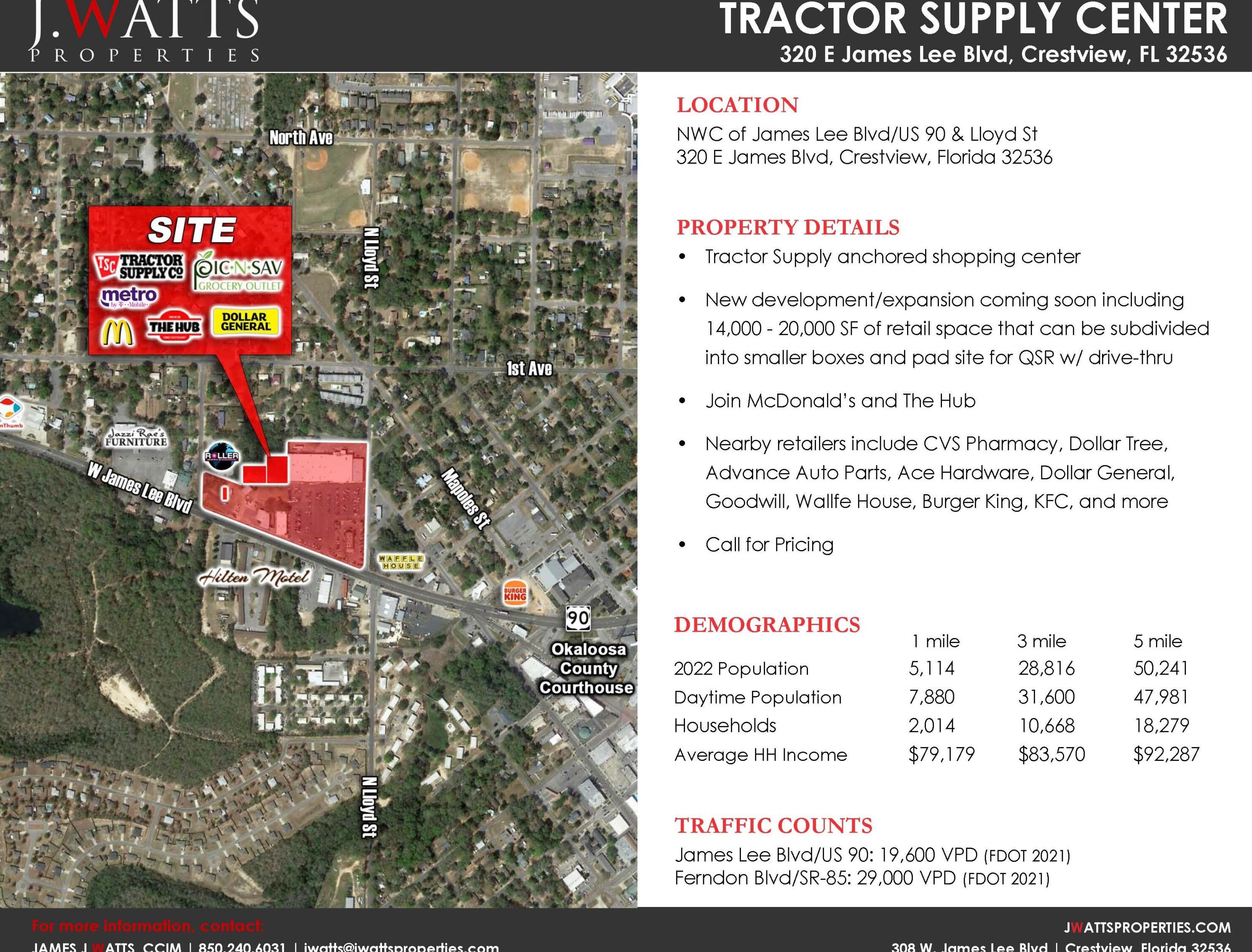 352 James Lee Blvd, Crestview FL  32536-2826 exterior