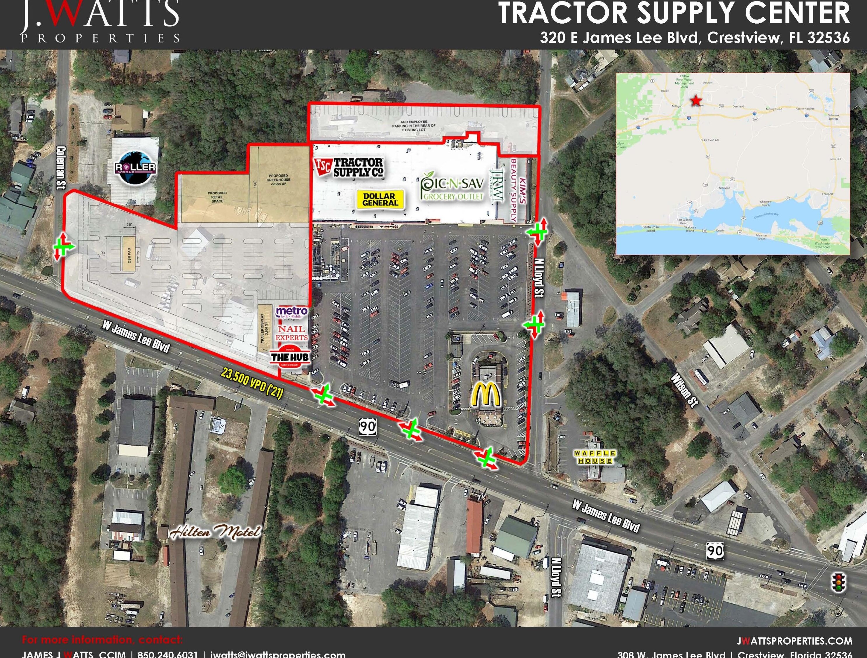352 James Lee Blvd, Crestview FL  32536-2826 exterior