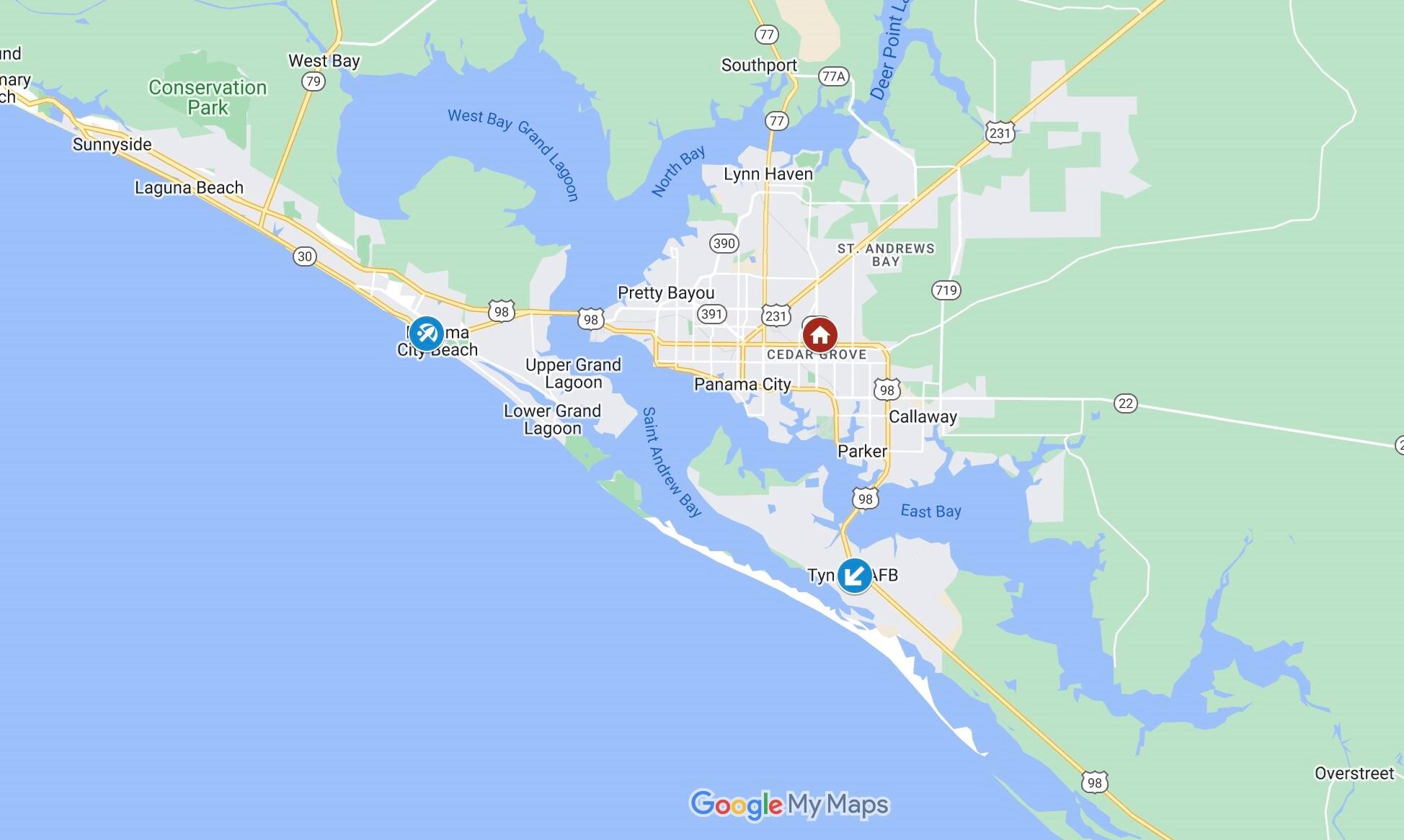 1716 N East Ave #19a, Panama City, FL 32405