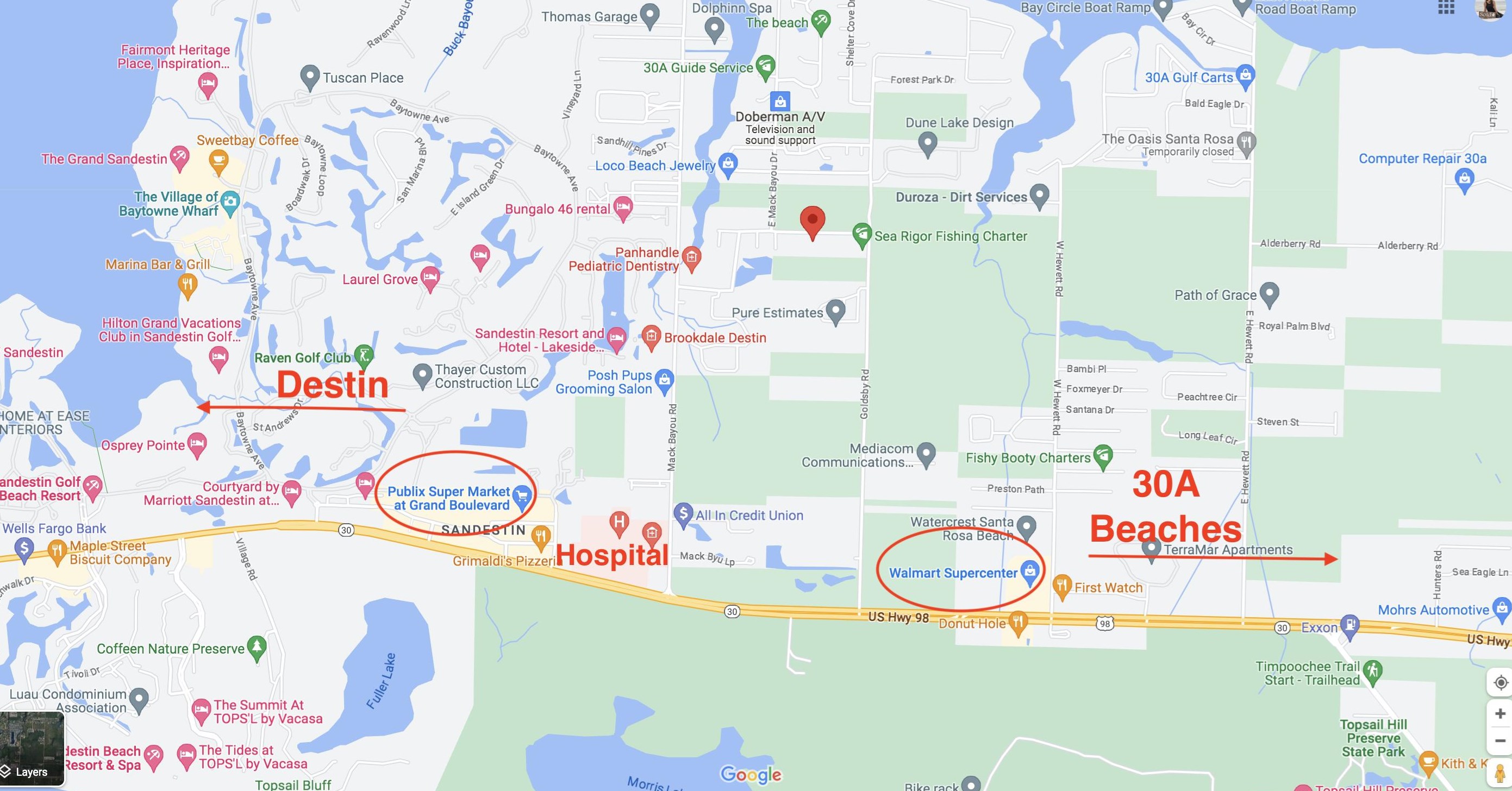 108 Lamb Dr, Santa Rosa Beach, FL 32459-7133