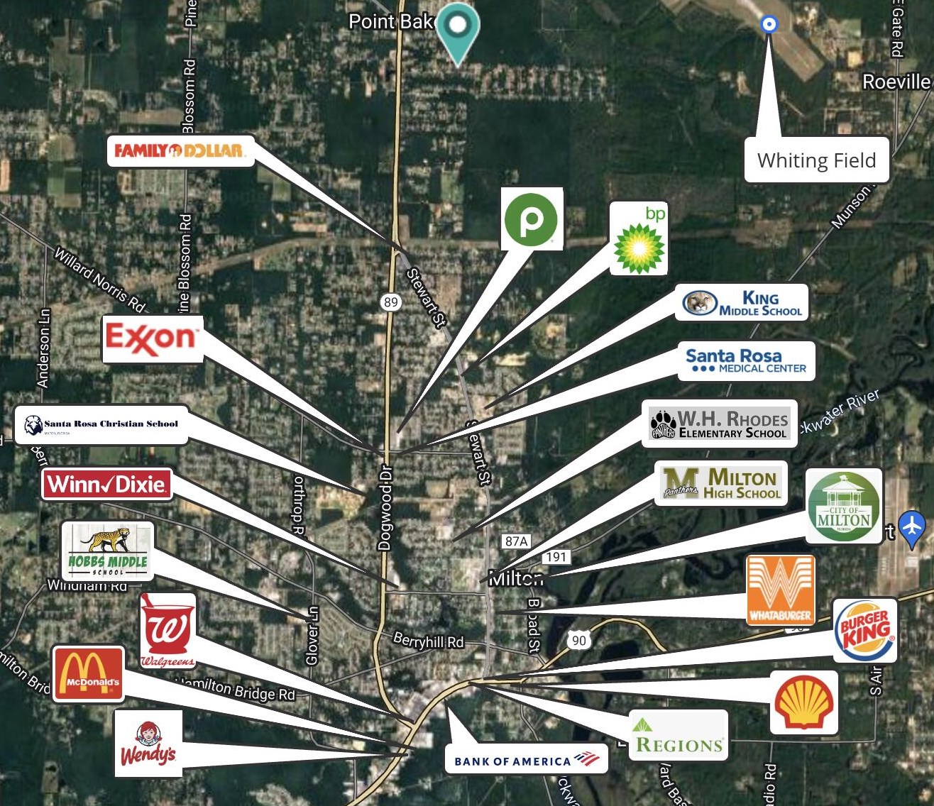 6540 Hunter St, Milton FL  32570-3216 exterior