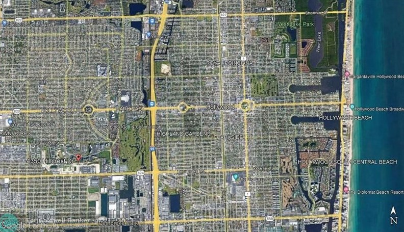 4350 Hillcrest Dr, Hollywood FL  33021-7970 exterior