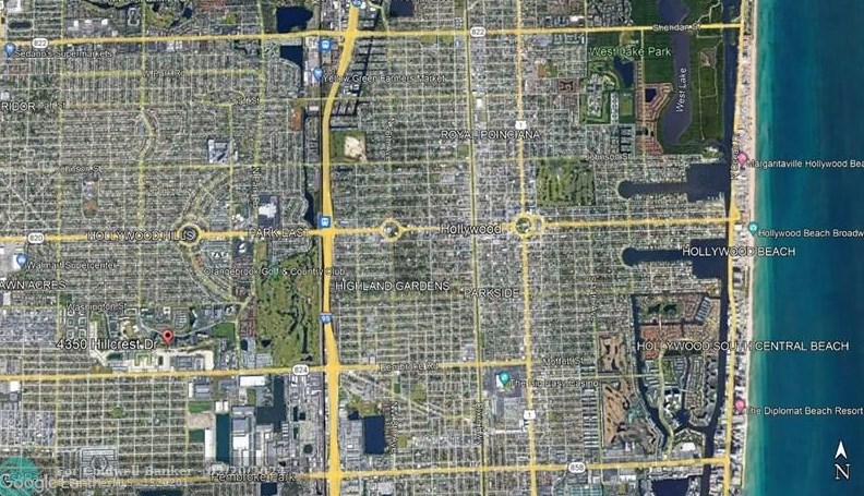 4350 Hillcrest Dr, Hollywood FL  33021-7970 exterior