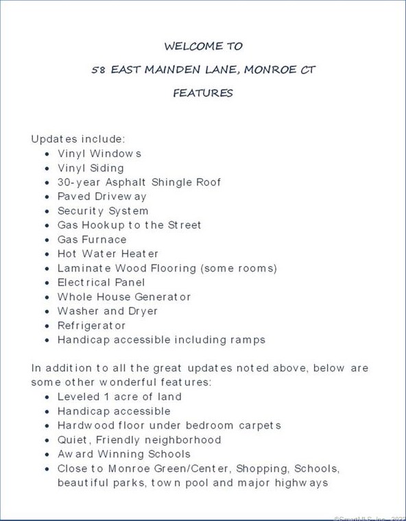 58 E Maiden Ln, Upper Stepney, CT 06468