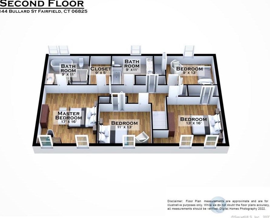 144 Bullard St, Fairfield CT  06825-3717 exterior