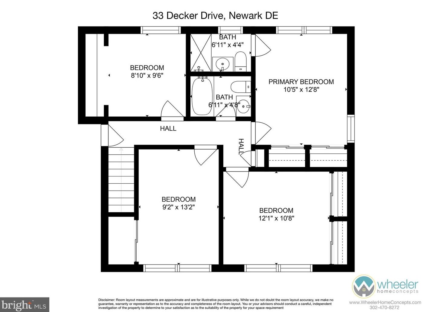 33 Decker Dr, Newark DE 19711-3843 exterior