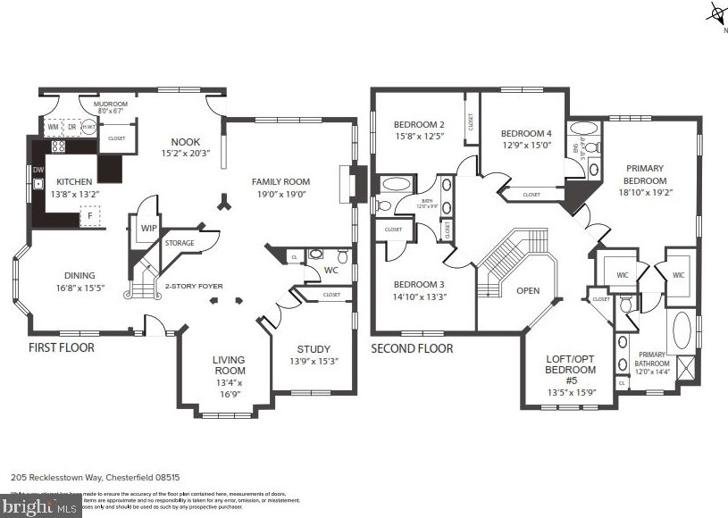 205 Recklesstown Way, Chesterfield NJ  08515-9614 exterior