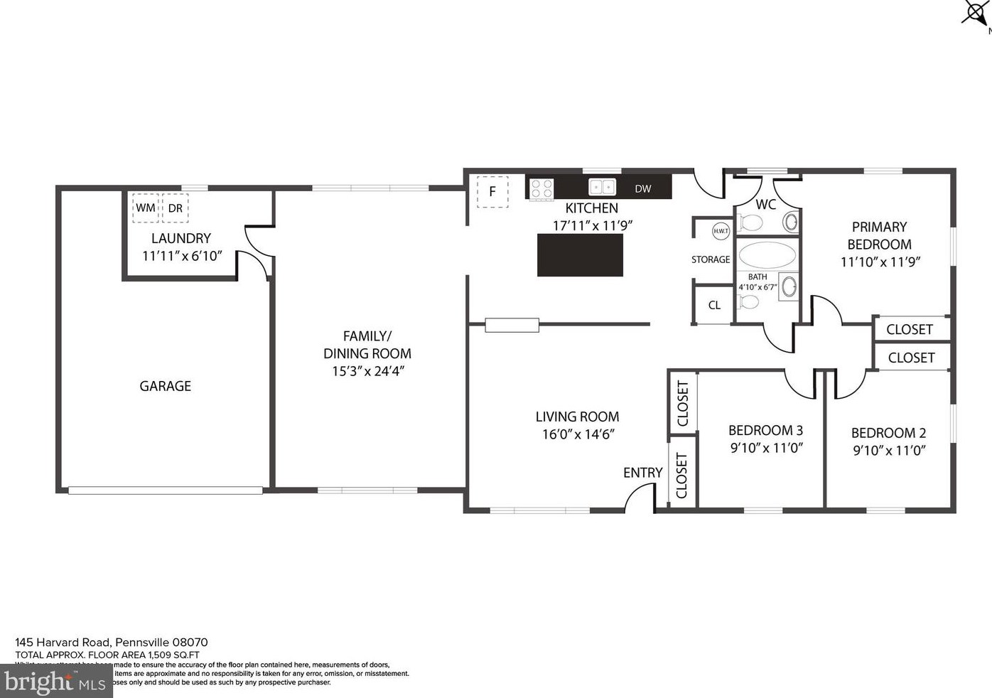 145 Harvard Rd, Pennsville NJ 08070-2927 exterior