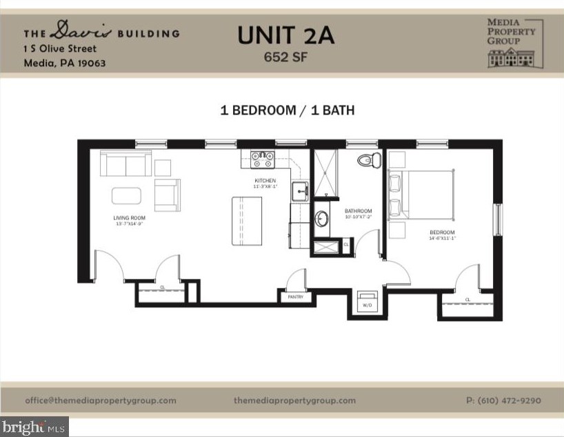 1 S Olive St #2a, Media, PA 19063