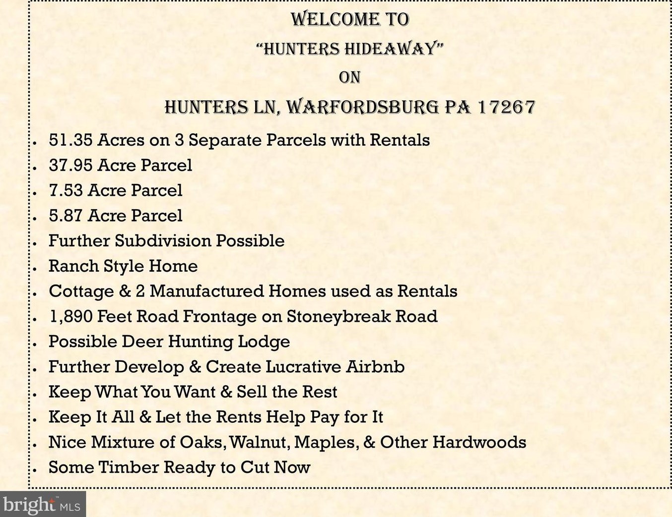 332 Hunters Ln, Stoneybreak, PA 17267