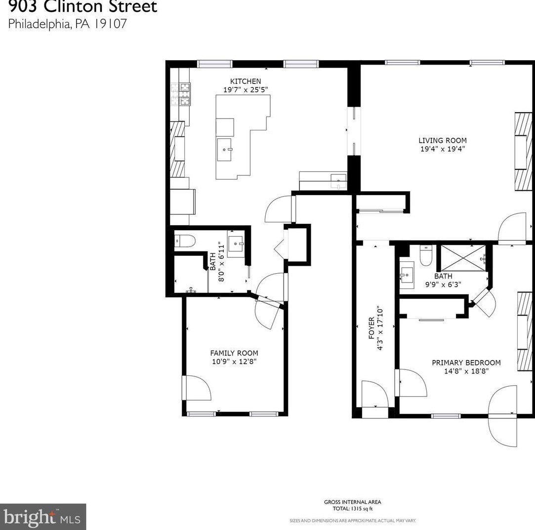 903 Clinton St, Philadelphia PA  19107-6109 exterior