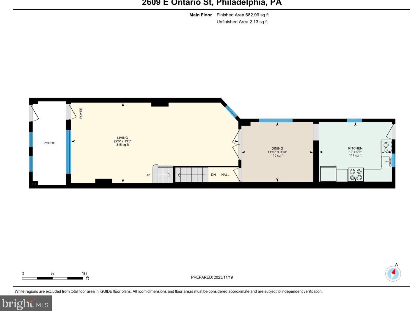 2609 Ontario St, Philadelphia PA  19134-5329 exterior