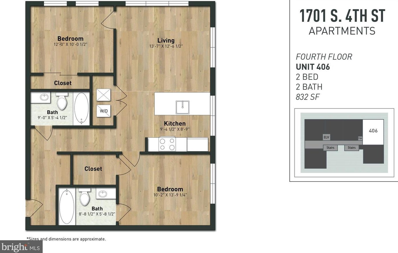 1701 S 4th St #406, Philadelphia, PA 19148