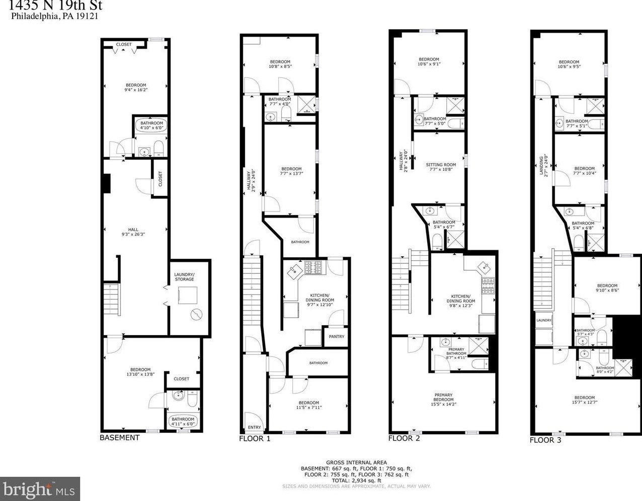 1435 19th St, Philadelphia PA  19146-4655 exterior
