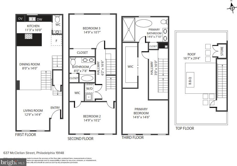 637 Mcclellan St, Philadelphia PA  19148-1710 exterior