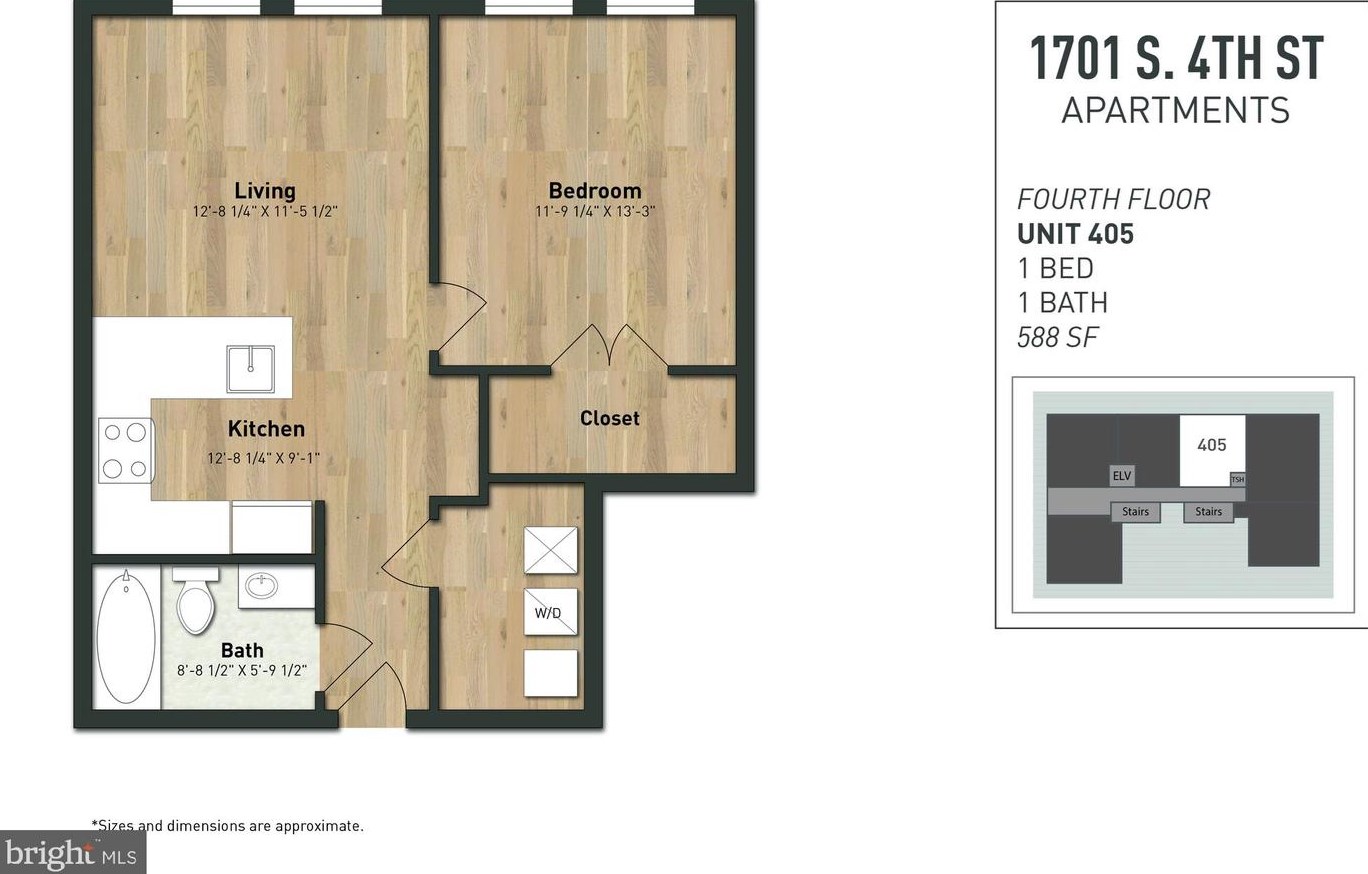 1701 S 4th St #405, Philadelphia, PA 19148