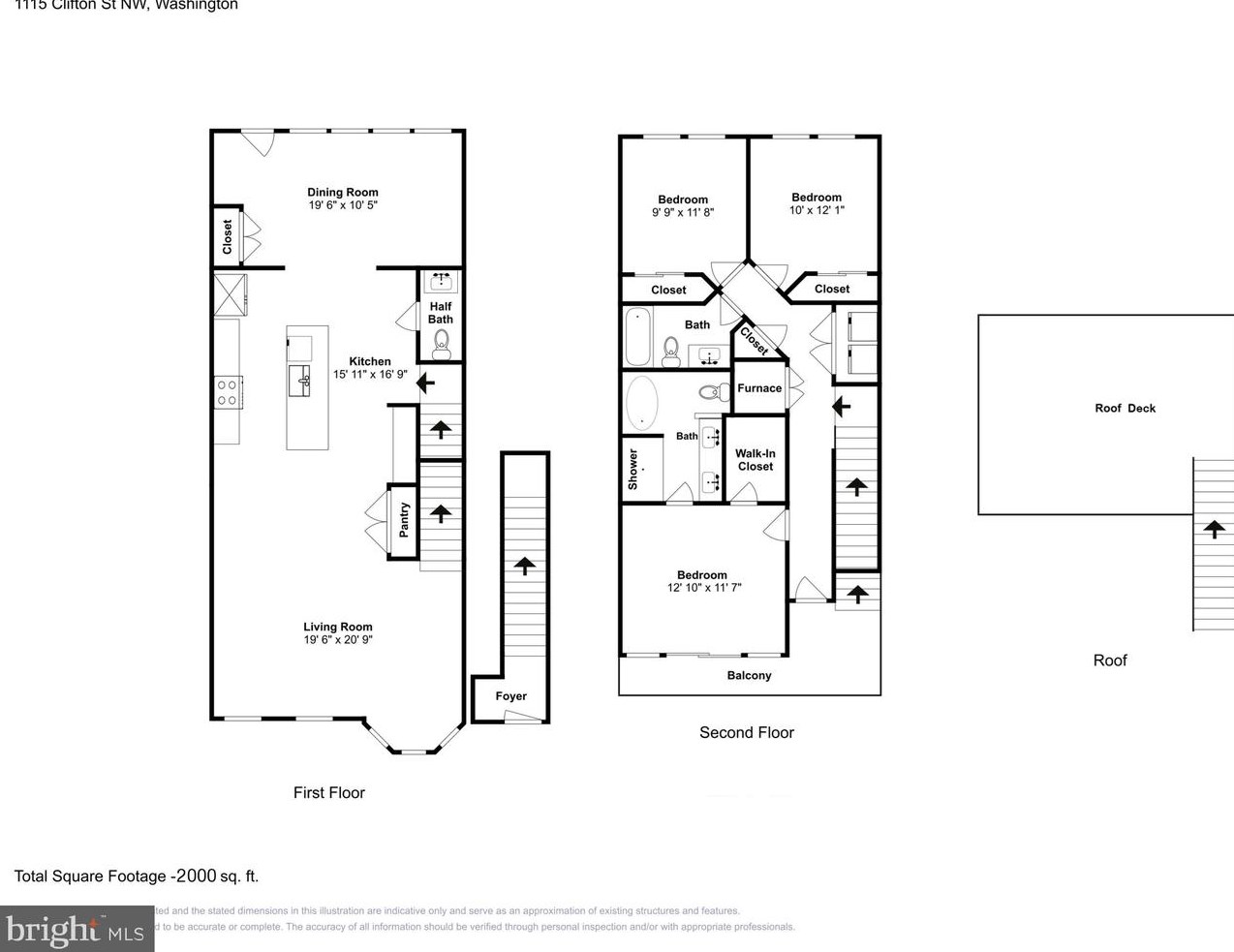 1115 Clifton St, Washington DC  20009-5206 exterior