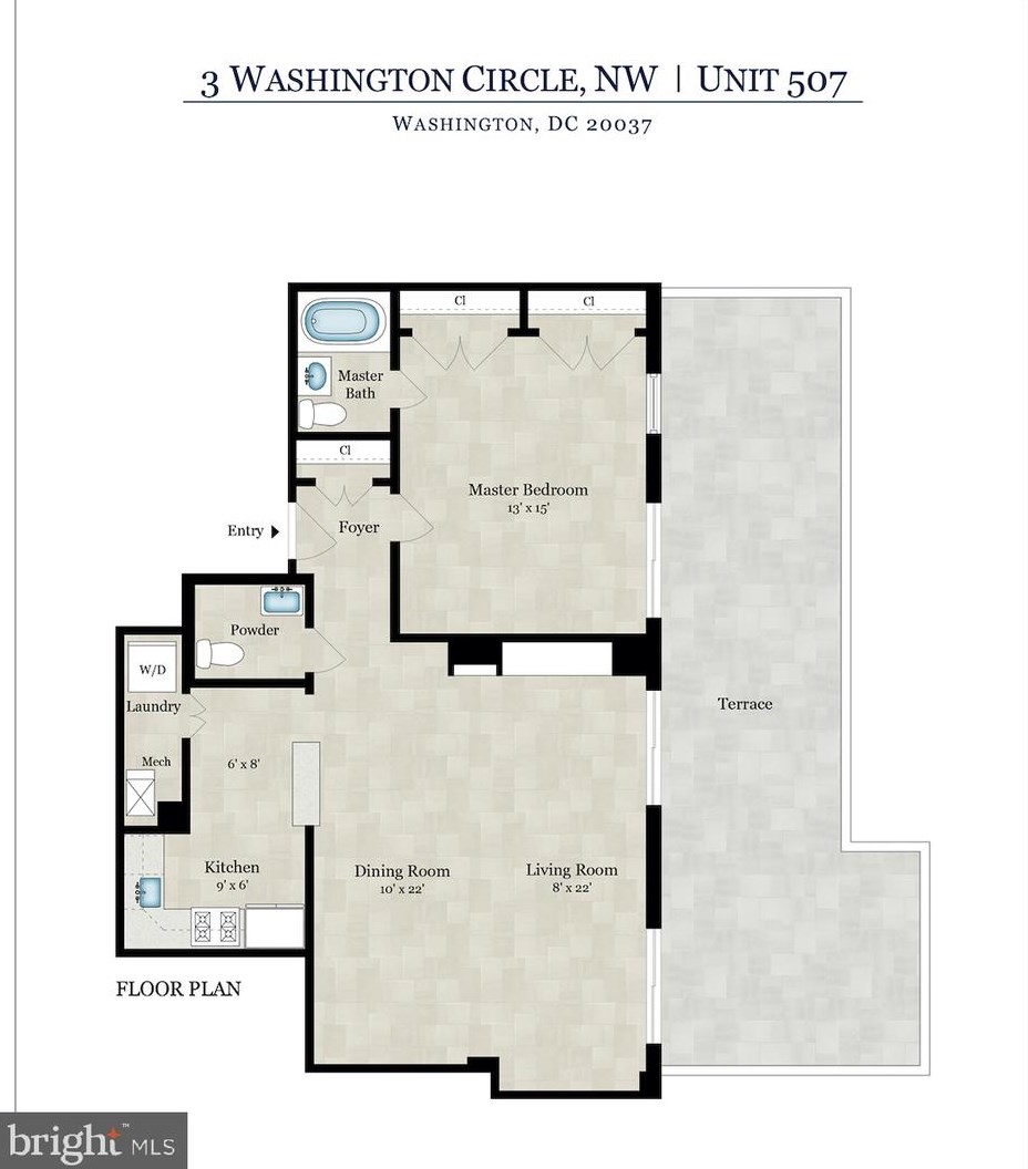 3 Washington Cir Nw Apt 507, Washington, DC 20037